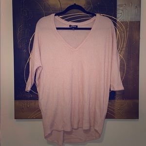 Express Waffle Knot Blouse